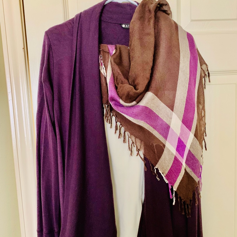 Athleta super soft jacket w matching scarf-Super soft & warm! Dress up ur outfit